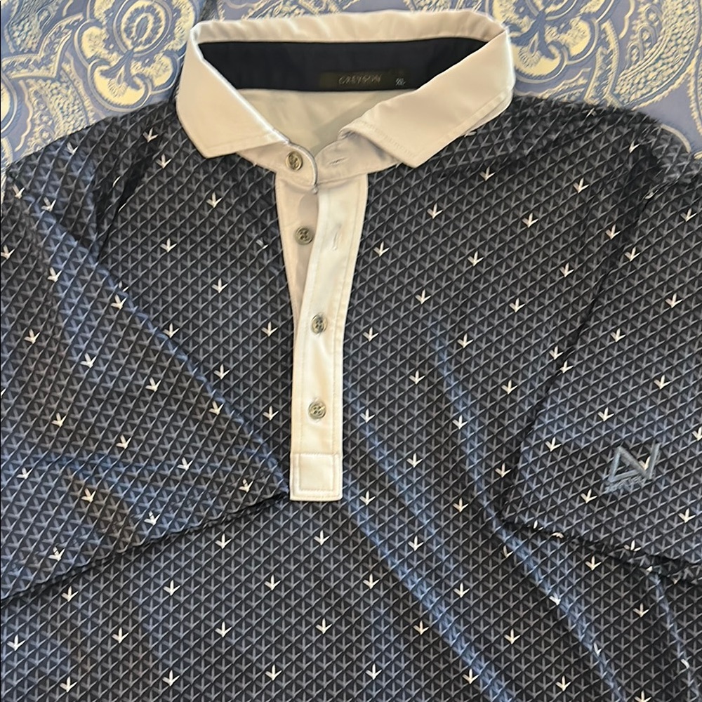 Greyson Men's Navy Polo Shirt